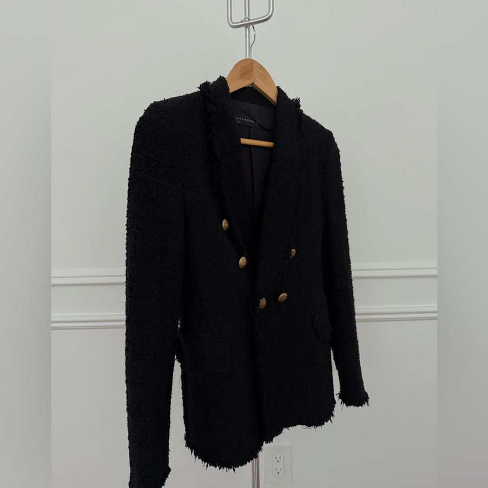 Zara boucle style elegant blazer